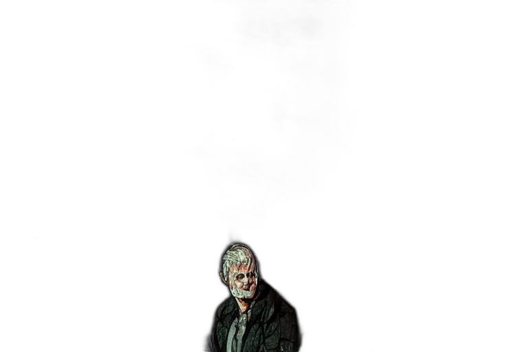 jacket, face, creature, mask transparent PNG cut-out