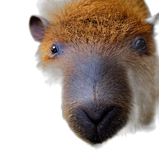 animal, face, creature, hair transparent PNG cut-out