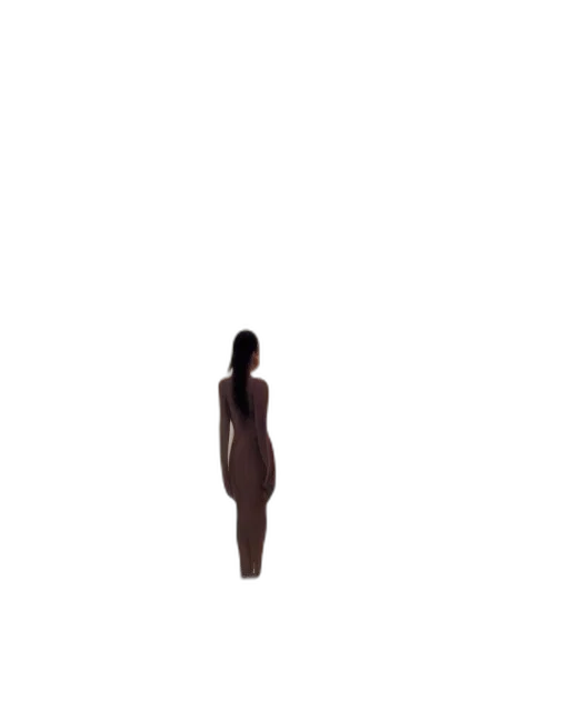 dress, hair, robot, creature transparent PNG cut-out
