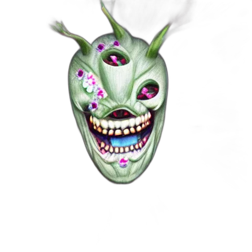 mask, creature, face, jewelry transparent PNG cut-out