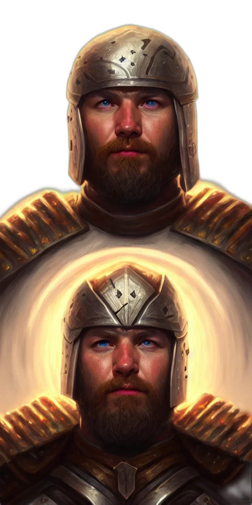 face, sword, crown, fantasy art transparent PNG cut-out