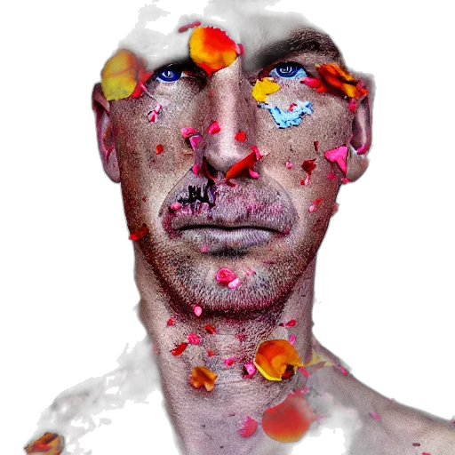 face, mask, robot, creature transparent PNG cut-out