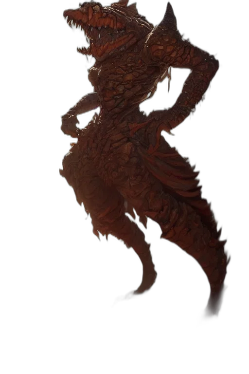 dragon, creature, animal, hair transparent PNG cut-out