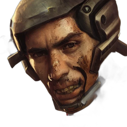 face, mask, robot, weapon transparent PNG cut-out