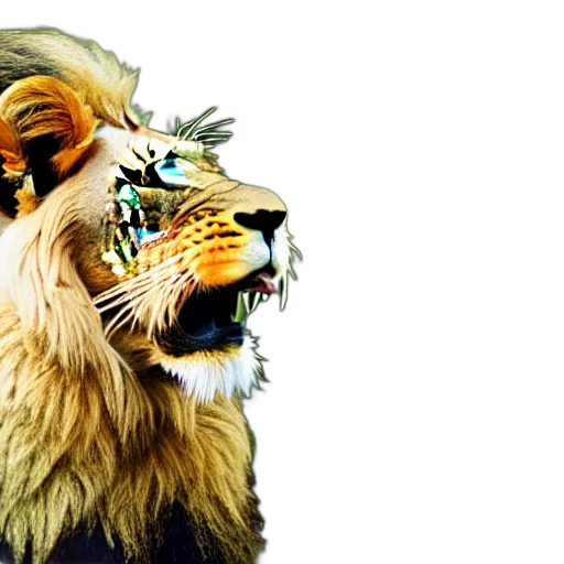 animal, mask, crown, creature transparent PNG cut-out