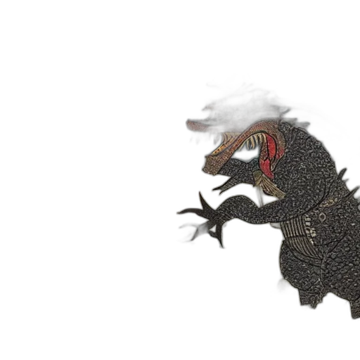 dragon, creature, animal, hat transparent PNG cut-out