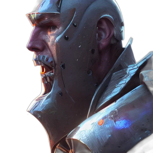 face, mask, robot, concept art transparent PNG cut-out