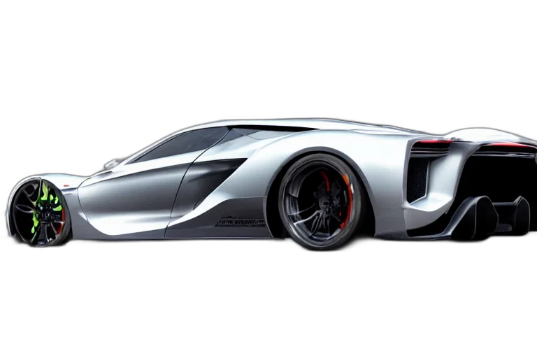car, photorealistic, 3d render, concept art transparent PNG cut-out