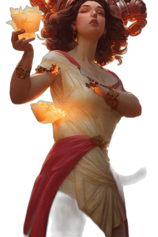 staff, dress, jewelry, concept art transparent PNG cut-out