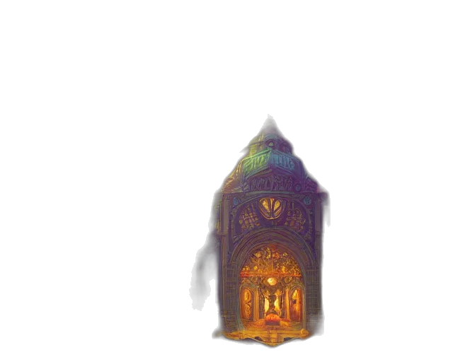 crown, bottle, building, sword transparent PNG cut-out
