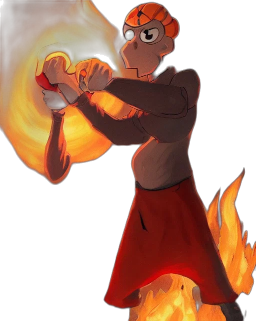 staff, mask, dragon, weapon transparent PNG cut-out