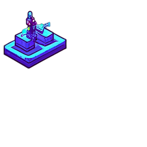 robot, weapon, staff, sword transparent PNG cut-out
