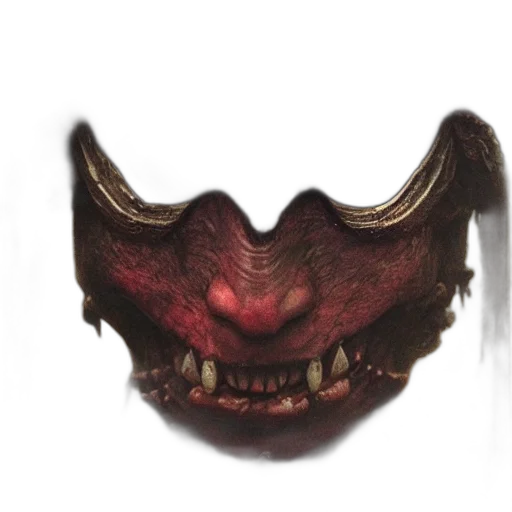mask, dragon, face, creature transparent PNG cut-out