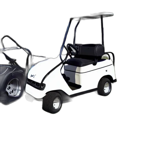 scene, golf, cart, accident transparent PNG cut-out