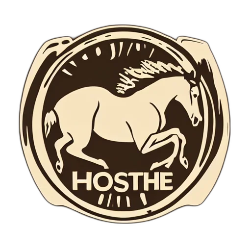 horse, logo transparent PNG cut-out