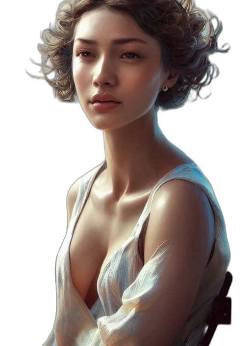 dress, face, crown, jewelry transparent PNG cut-out