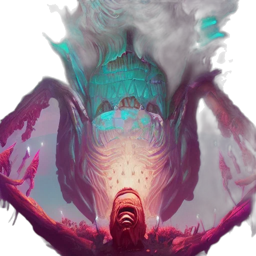 dragon, creature, face, concept art transparent PNG cut-out