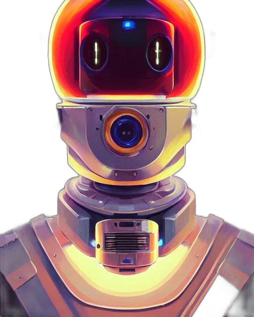robot, face, mask, creature transparent PNG cut-out