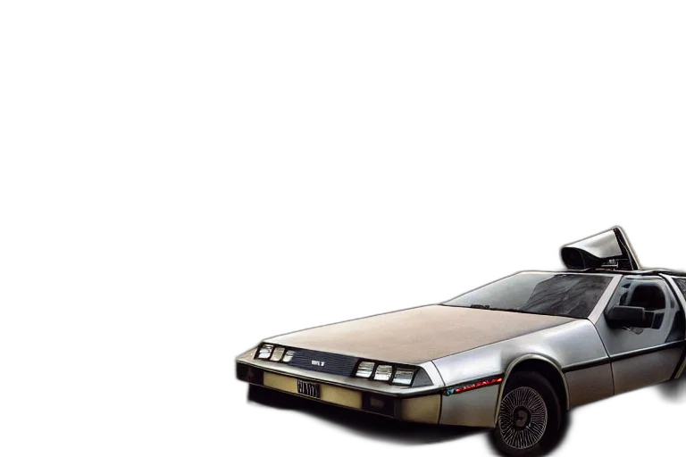 car, robot, concept art, vaporwave transparent PNG cut-out