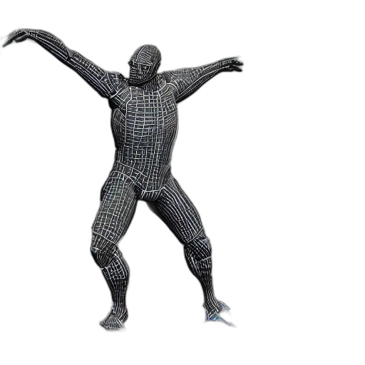 robot, creature, mask, jacket transparent PNG cut-out