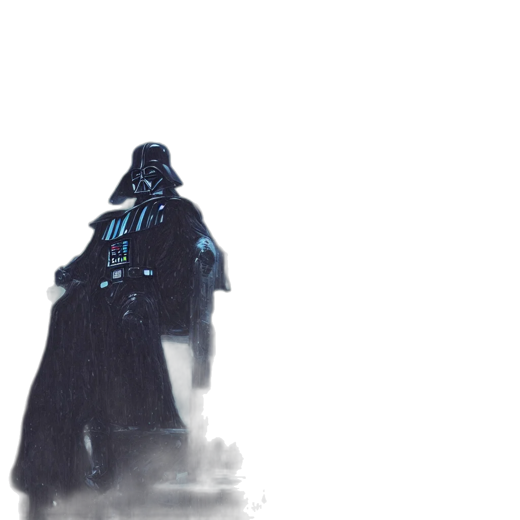 jacket, robot, weapon, mask transparent PNG cut-out