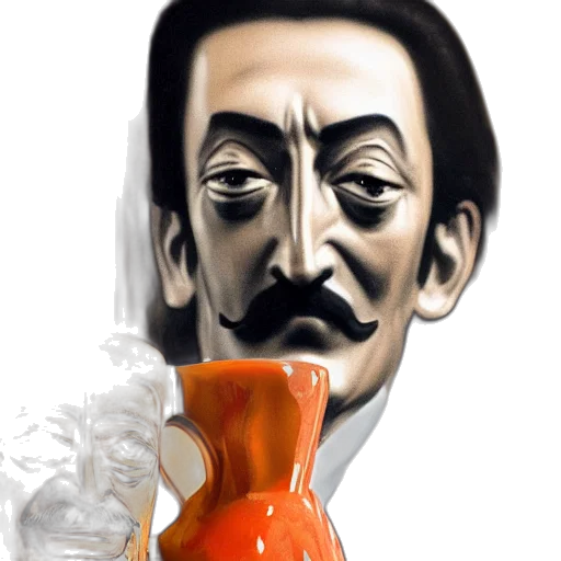 bottle, mask, face, photorealistic transparent PNG cut-out