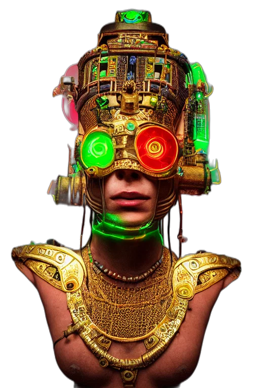 robot, mask, face, staff transparent PNG cut-out