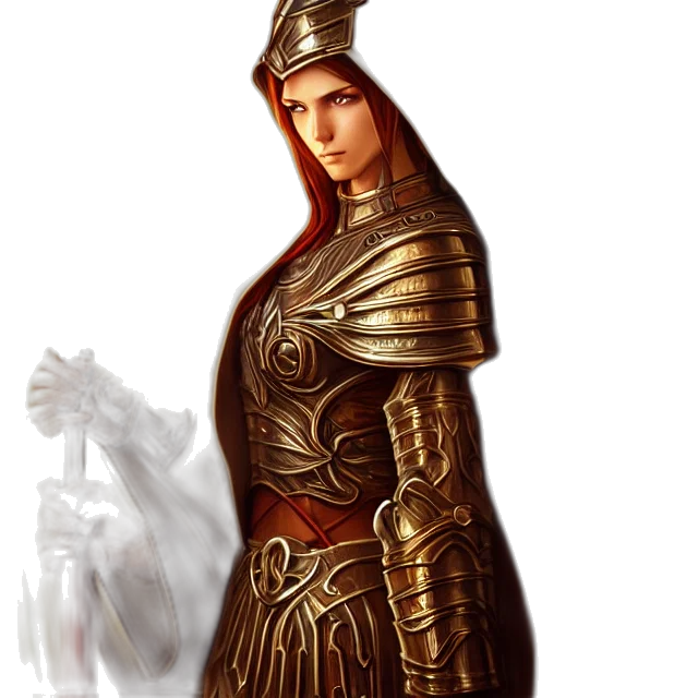 sword, staff, crown, dress transparent PNG cut-out