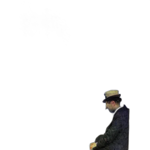 hat, staff, umbrella, robot transparent PNG cut-out