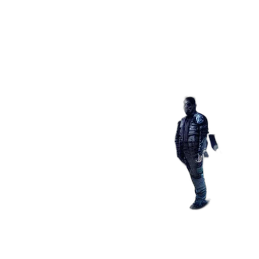 jacket, robot, weapon, mask transparent PNG cut-out