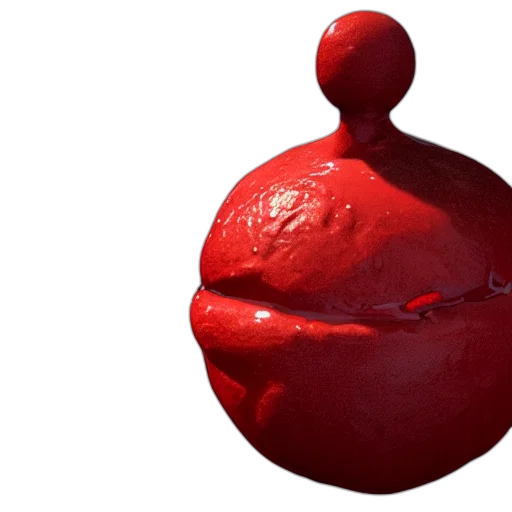 crown, food, mask, 3d render transparent PNG cut-out