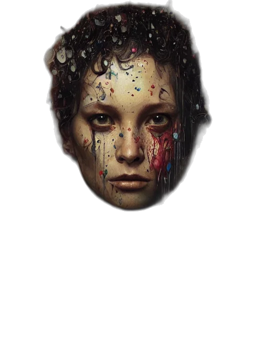 face, mask, jewelry, crown transparent PNG cut-out