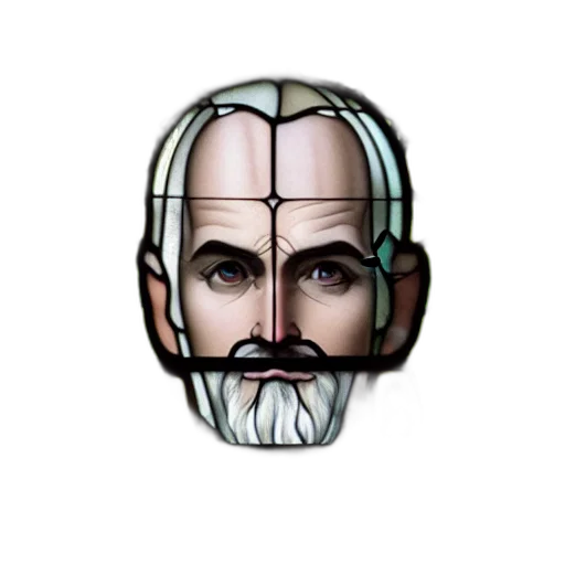 mask, face, robot, pixel art transparent PNG cut-out