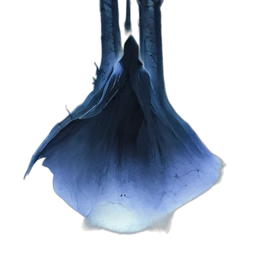 dress, crown, creature, staff transparent PNG cut-out
