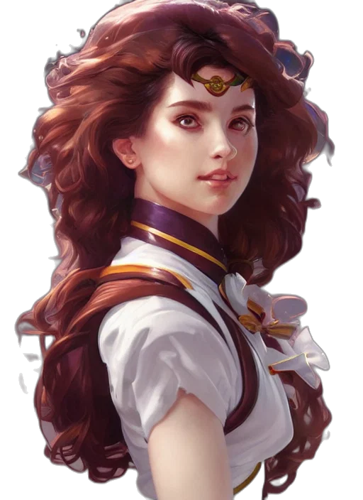 crown, staff, face, dress transparent PNG cut-out