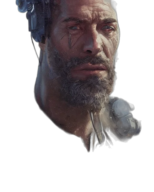 face, weapon, mask, staff transparent PNG cut-out