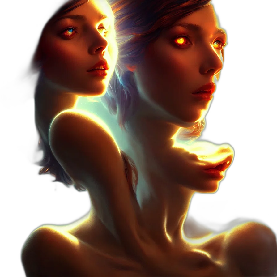 face, mask, jewelry, concept art transparent PNG cut-out