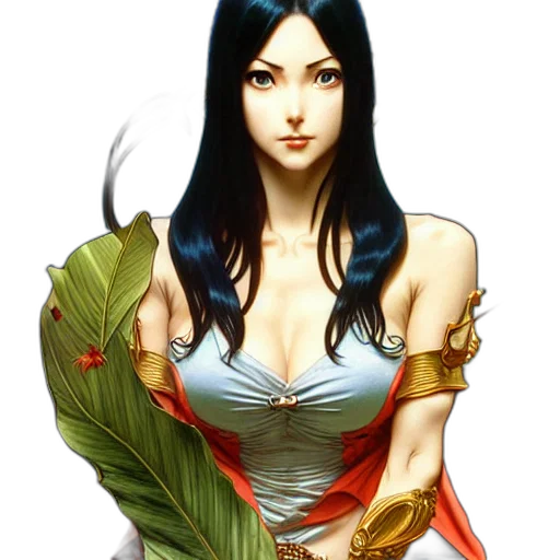 dress, staff, fantasy art, concept art transparent PNG cut-out