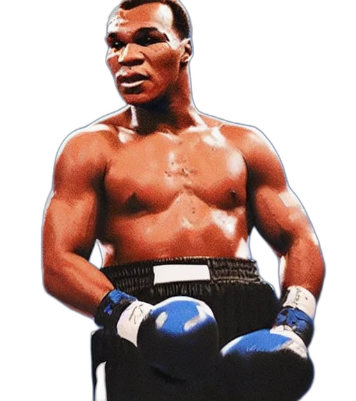 photorealistic, mike, tyson, boxing transparent PNG cut-out