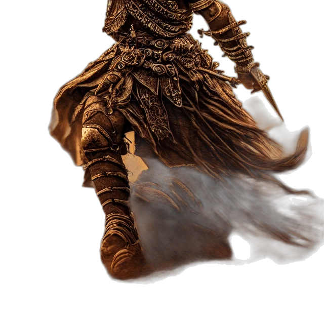 hair, staff, creature, dragon transparent PNG cut-out