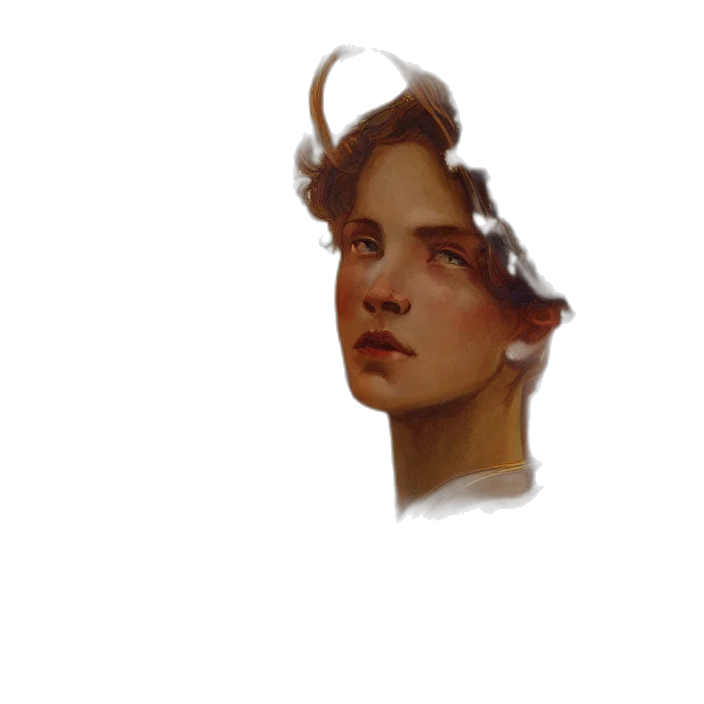 face, hat, crown, hair transparent PNG cut-out