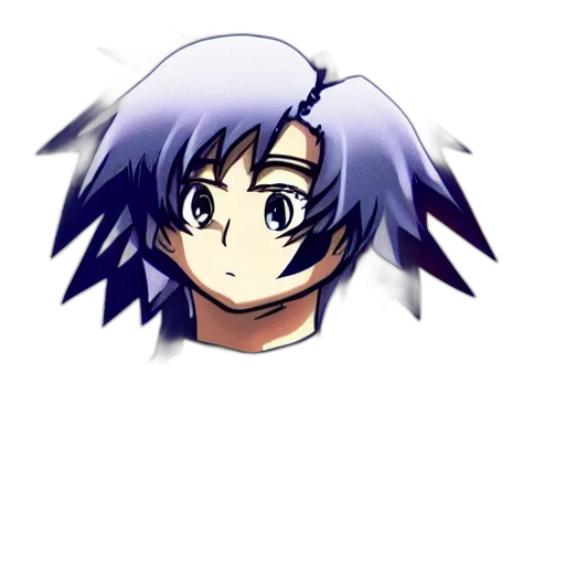 face, hair, hat, staff transparent PNG cut-out