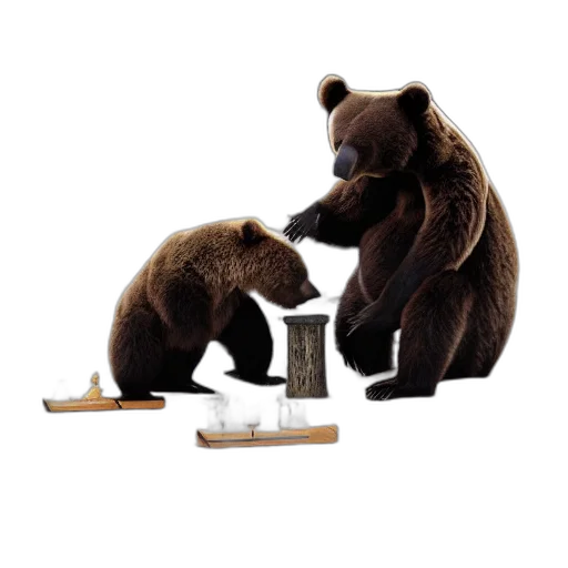furniture, concept art, bear, koala transparent PNG cut-out