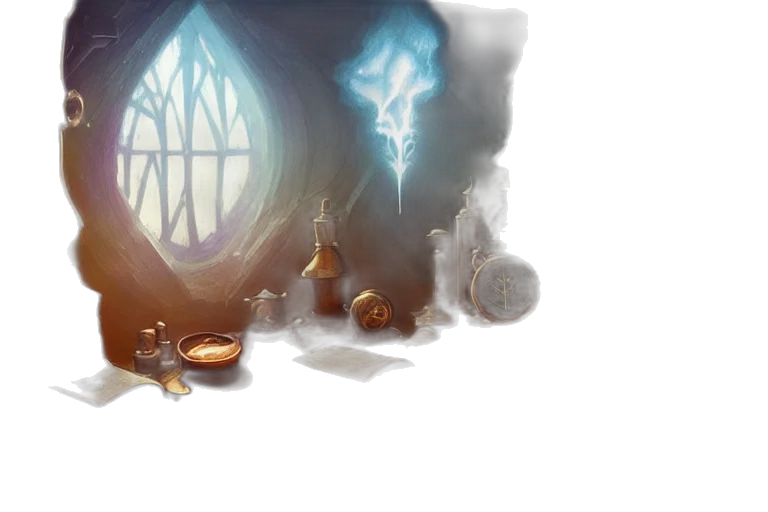 concept art, fantasy art, watercolor, 3d render transparent PNG cut-out