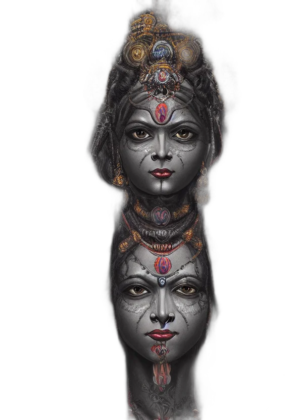 mask, face, crown, jewelry transparent PNG cut-out
