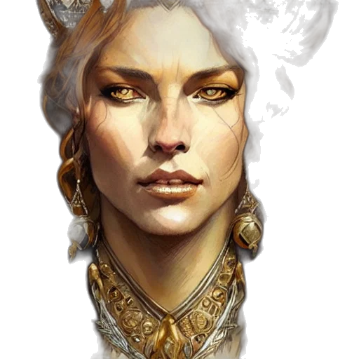 face, jewelry, crown, staff transparent PNG cut-out