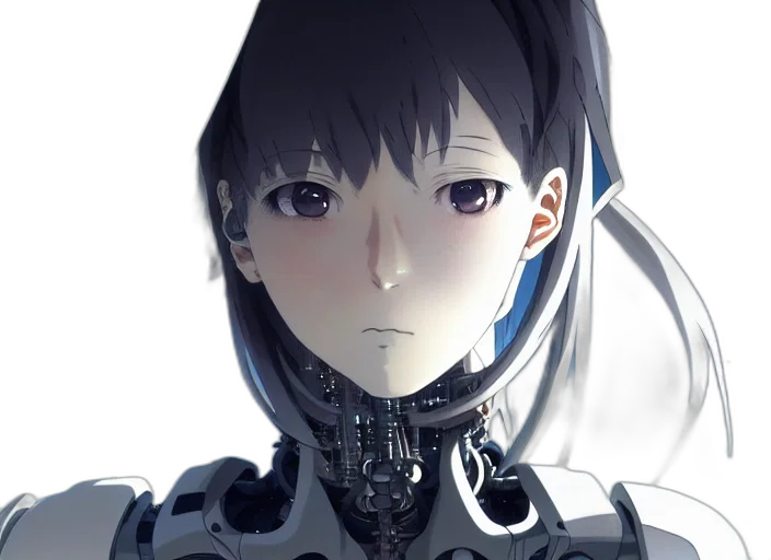 robot, face, mask, weapon transparent PNG cut-out
