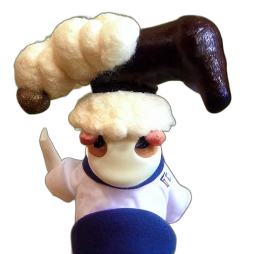 hat, staff, food, hair transparent PNG cut-out
