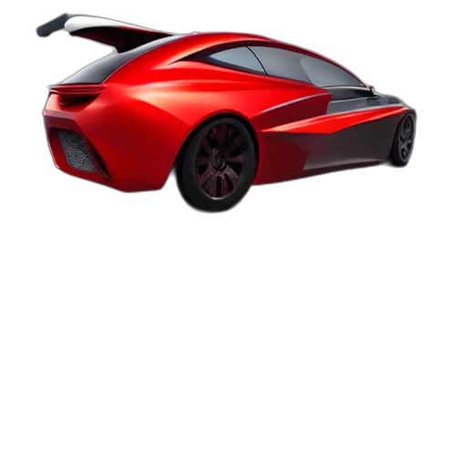 car, weapon, 3d render, photorealistic transparent PNG cut-out