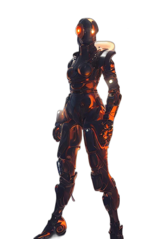 robot, weapon, dress, staff transparent PNG cut-out